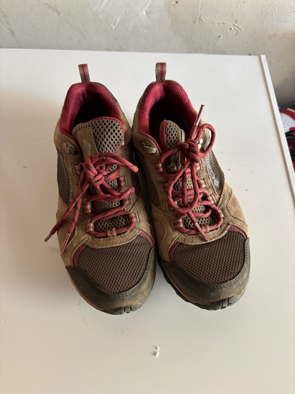Columbia - Brown Suede & Mesh Hiking Shoes